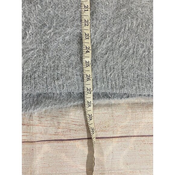 French Laundry Women's Grey Soft Polar Bear Long Sleeve Sweater - Large - Picture 7 of 12